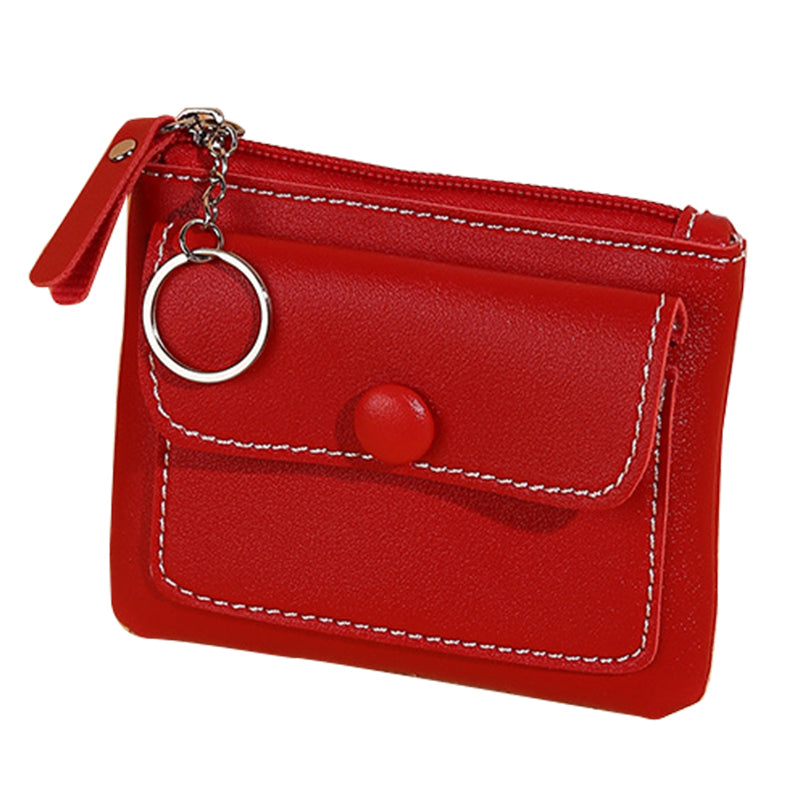 56 Women's Wallet PU Leather Coin Purse Zipper Compact Size Pouch Change Card Key Storage Bag 56 Women's Wallet PU Leather Coin Purse Zipper Compact Size Pouch Change Card Key Storage Bag